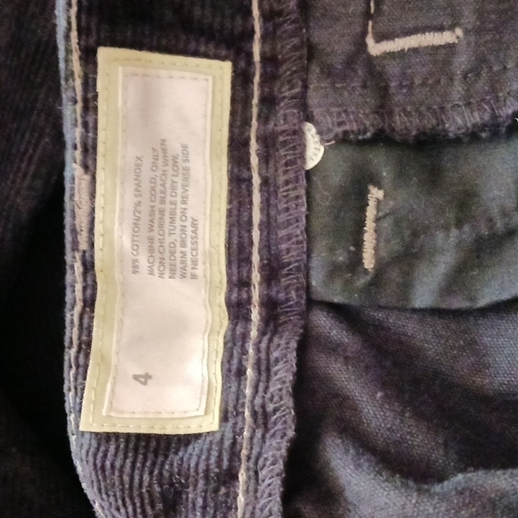 LOFT BLACK COURDROY SLIM & STRAIGHT - Picture 5 of 9